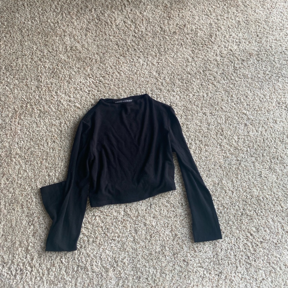 Open back crop top